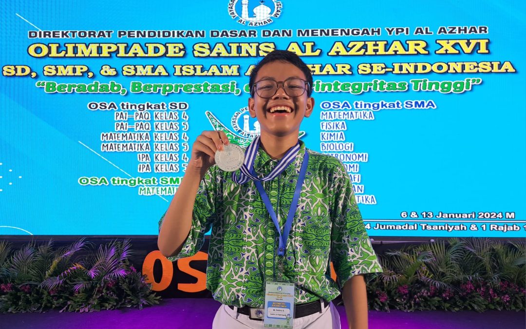 Prestasi Kilau Aliev: Medali Perak dari OSA XVI Meriahkan SMP Islam Al Azhar 33 Palembang​